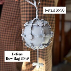 Polène x Roisin Pierce limited edit Bow Sphere Bag